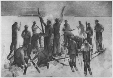 Ski Trip of the Students